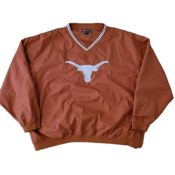 Vtg Texas Longhorns Windbreaker Jacket Mens XXL Burnt Orange ProPlayer 90's Y2K - Picture 15 of 15